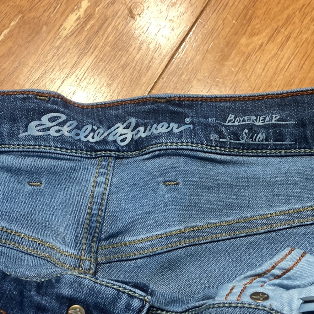 Eddie Bauer size P16 boyfriend slim jeans (#2) - Picture 5 of 7